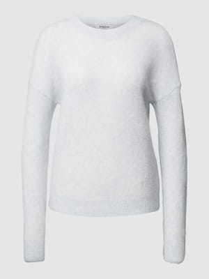 Gebreide pullover met ronde hals Shop The Look MANNEQUINE