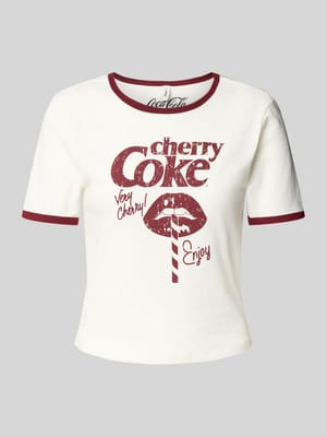 Regular fit T-Shirt met Coca Cola®-print, model 'COCA COLA LIFE' Shop The Look MANNEQUINE