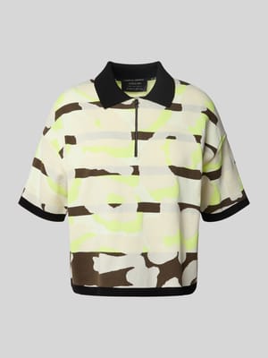 Strickshirt mit Umlegekragen Shop The Look MANNEQUINE