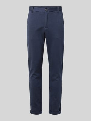 Cropped Stoffhose mit französischen Eingrifftaschen Shop The Look MANNEQUINE