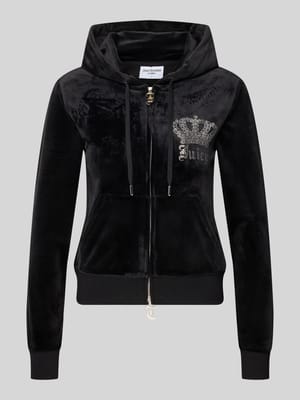 Bluza rozpinana z obszyciem ozdobnymi kamieniami model 'GOTHIC CROWN ROBERTSON' Shop The Look MANNEQUINE