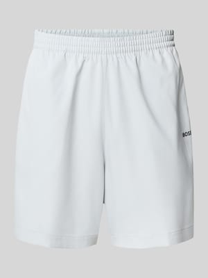 Regular fit korte broek van ademend materiaal Shop The Look MANNEQUINE