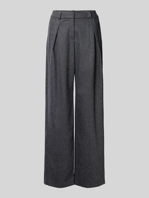 Regular fit broek met wol, model 'C_TAFLONG' Shop The Look MANNEQUINE