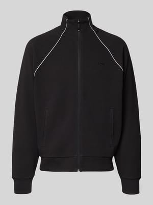 Regular Fit Sweatjacke aus Baumwoll-Mix Shop The Look MANNEQUINE
