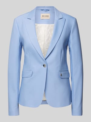 Blazer mit Label-Applikation Modell 'Blake' Shop The Look MANNEQUINE