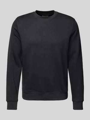 Regular Fit Sweatshirt mit Logo-Stitching Shop The Look MANNEQUINE