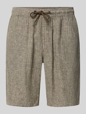 Shorts aus Leinen-Baumwoll-Mix Modell 'ORLANDO' Shop The Look MANNEQUINE