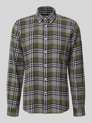 Slim Fit Freizeithemd aus reiner Baumwolle Shop The Look MANNEQUINE