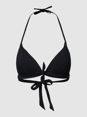 Bikini-Oberteil in unifarbenem Design Modell 'MISKO' Shop The Look MANNEQUINE