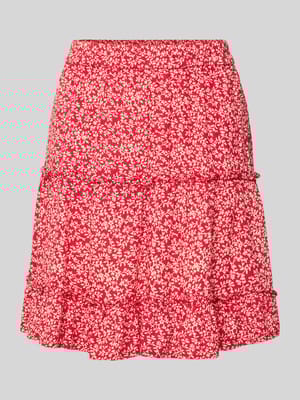 Regular Fit Mini-Rock mit elastischem Bund Modell 'NYA' Shop The Look MANNEQUINE