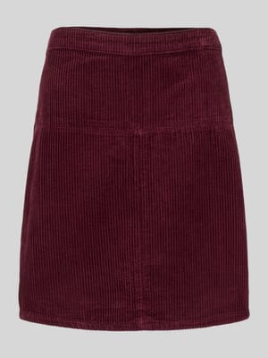 Corduroy rok met deelnaad Shop The Look MANNEQUINE