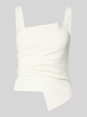 Trägertop aus Viskose-Mix in Wickel-Optik Shop The Look MANNEQUINE