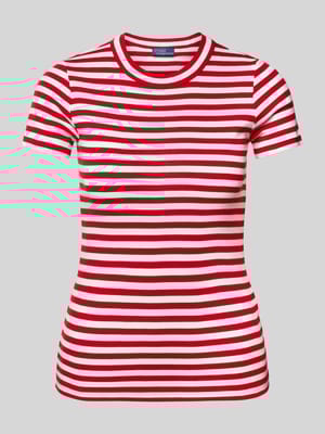 T-Shirt mit Rundhalsausschnitt Shop The Look MANNEQUINE
