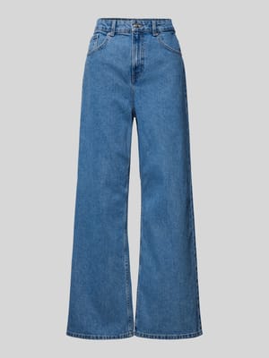 Jeansy o rozkloszowanym kroju baggy fit z 5 kieszeniami model ‘MAISIE’ Shop The Look MANNEQUINE