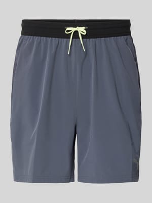 Shorts mit elastischem Bund und Logo Shop The Look MANNEQUINE