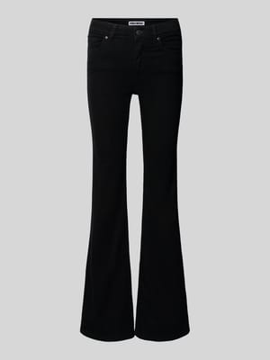 flared jeans met middelhoge band Shop The Look MANNEQUINE