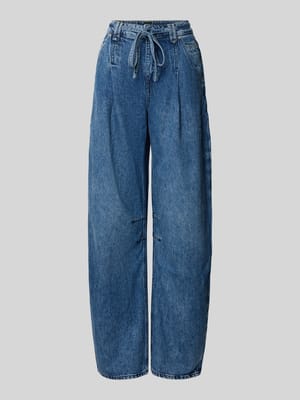Spodnie z szerokimi nogawkami z Mieszanka bawełny i lyocellu Model Model 'C_PLEATED BARREL 1.0' Shop The Look MANNEQUINE