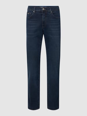 Straight Fit Jeans mit 5-Pocket-Design Modell 'Cadiz' Shop The Look MANNEQUINE