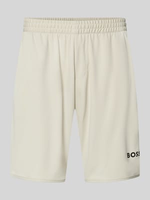 Regular Fit Shorts mit Label-Schriftzug Modell 'TOC SPIN 9 INCH' Shop The Look MANNEQUINE