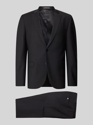 Regular Fit Anzug mit 2-Knopf-Sakko Shop The Look MANNEQUINE