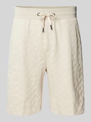 Regular Fit Sweatshorts mit Strukurmuster Modell 'Barlas' Shop The Look MANNEQUINE