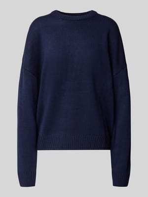 Oversized Strickpullover mit gerippten Abschlüssen Shop The Look MANNEQUINE