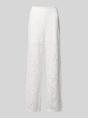Szerokie spodnie w koronkowym stylu model 'HONEY' Shop The Look MANNEQUINE