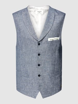 Gilet met strookzakken, model 'Wicklow' Shop The Look MANNEQUINE