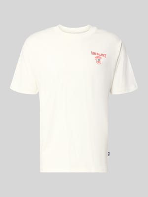 T-Shirt mit Label-Print Modell 'GRAB A BITE LONDON' Shop The Look MANNEQUINE