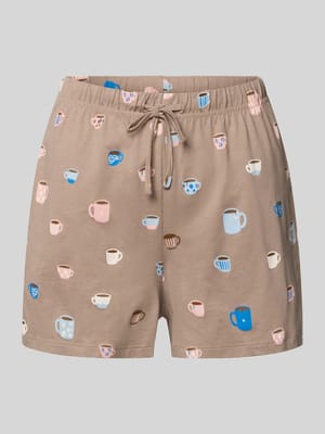 Pyjama-Shorts mit elastischem Bund Shop The Look MANNEQUINE