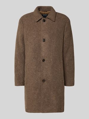 Kurzmantel mit Umlegekragen und Knopfleiste Shop The Look MANNEQUINE