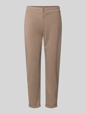 Spodnie materiałowe o kroju skinny fit z dodatkiem wiskozy model 'NANNI' Shop The Look MANNEQUINE