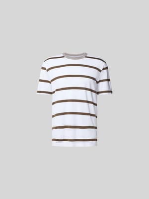 Regular Fit T-Shirt aus Baumwoll-Mix Shop The Look MANNEQUINE