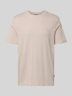 T-Shirt mit Logo-Stitching Modell 'Priamo' Shop The Look MANNEQUINE