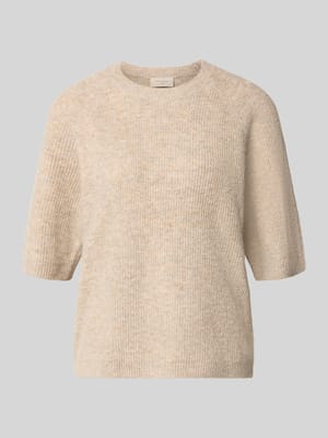 Relaxed Fit T-Shirt aus Woll-Mix Modell 'Astrid' Shop The Look MANNEQUINE
