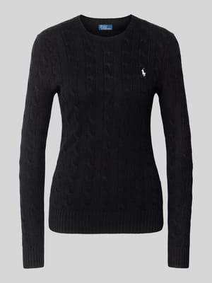 Strickpullover aus Wolle-Kaschmir-Mix Modell 'JULIANNA' Shop The Look MANNEQUINE