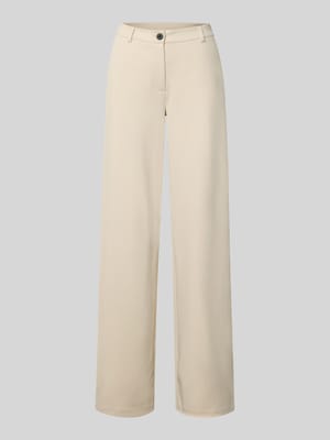 Wide fit stoffen broek met viscose Model 'Nanni' Shop The Look MANNEQUINE
