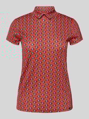 Slim fit T-shirt met polokraag Shop The Look MANNEQUINE