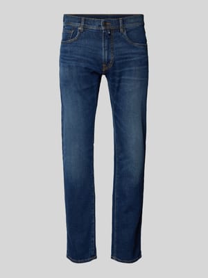 Jeans mit 5-Pocket-Design Modell 'Lyon' Shop The Look MANNEQUINE