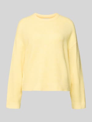 Relaxed Fit Strickpullover mit Crew Neck Modell 'SIMONI' Shop The Look MANNEQUINE