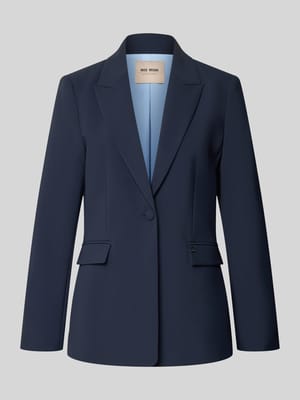 żakiet o kroju regular fit z kołnierzem z połami model 'Leonora' Shop The Look MANNEQUINE