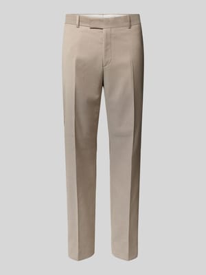 Regular fit pantalon met riemlussen, model 'Melwin2' Shop The Look MANNEQUINE