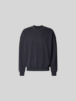 Sweatshirt mit gerippten Abschlüssen Shop The Look MANNEQUINE