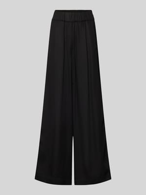 Wide Leg Stoffhose mit elastischem Bund Shop The Look MANNEQUINE