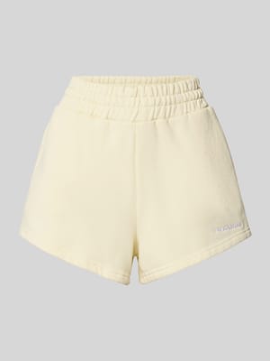 High Waist Sweatshorts mit Logo-Stitching Modell 'WILUNA' Shop The Look MANNEQUINE