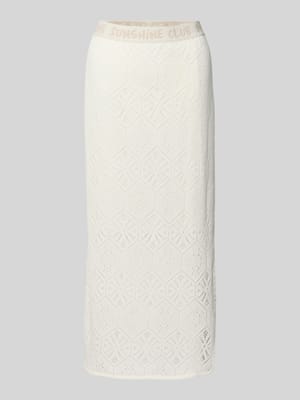 Długa spódnica z elastycznym paskiem z logo Shop The Look MANNEQUINE