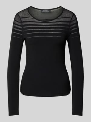 Gebreide pullover met ronde hals Shop The Look MANNEQUINE