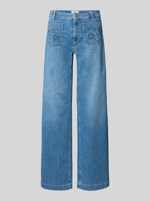 Wide Leg Jeans mit aufgesetzten Taschen Modell 'ADA' Shop The Look MANNEQUINE