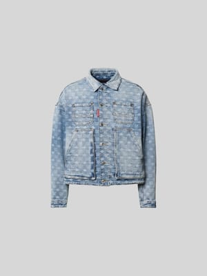 Jeansjacke aus reiner Baumwolle Shop The Look MANNEQUINE