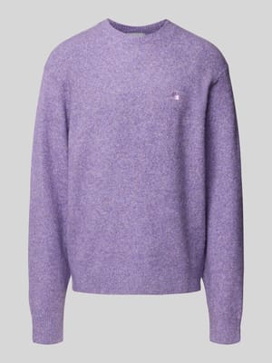 Gebreide pullover met ribboorden Shop The Look MANNEQUINE